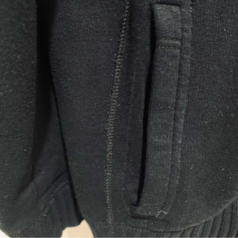 Calvin Klein Men's Black Full Zip -Front Knit Sweater XXL VTG - Picture 6 of 9